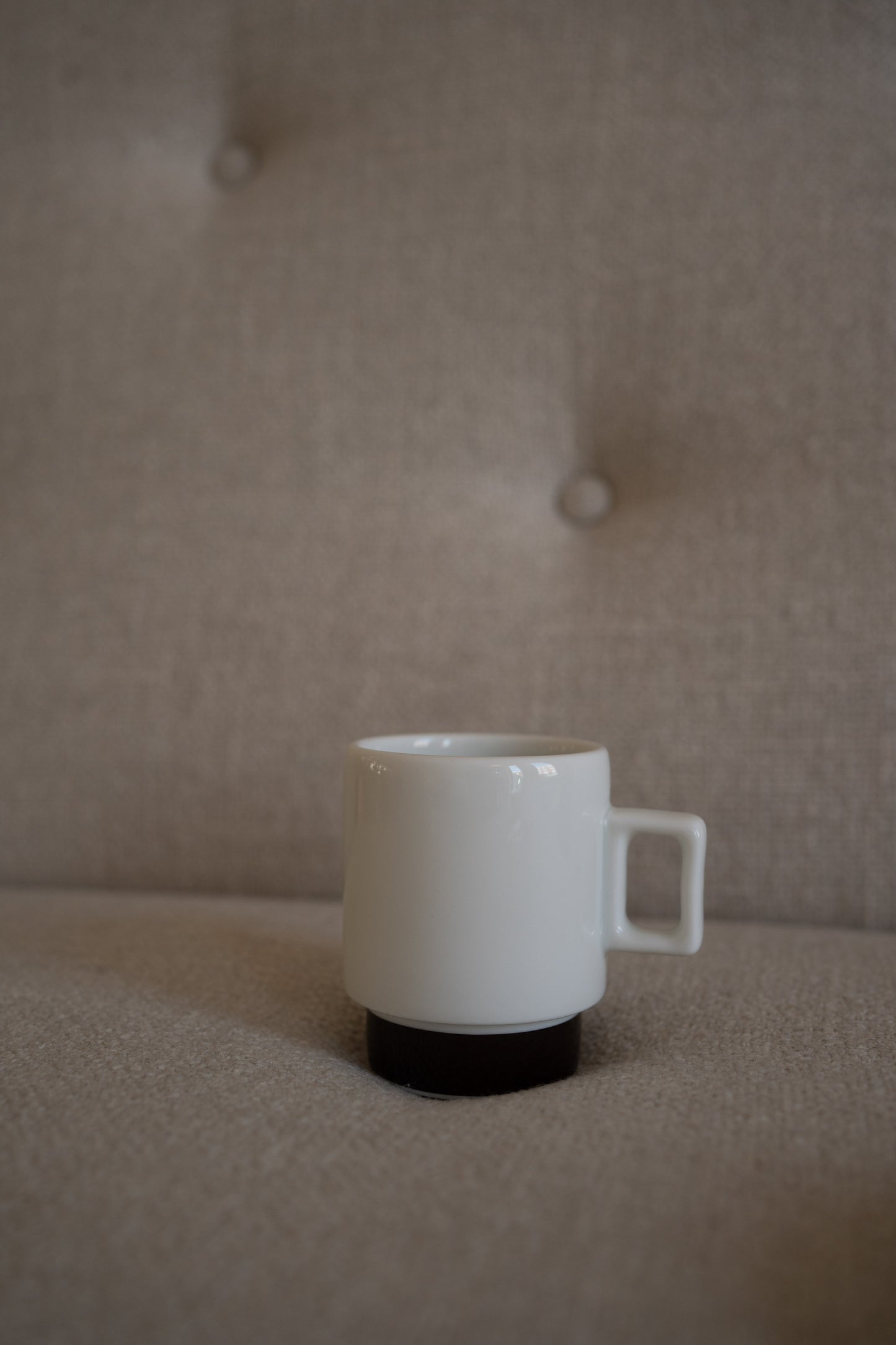 Vintage Postmodern Mosa Maastricht Black & White Coffee Cups