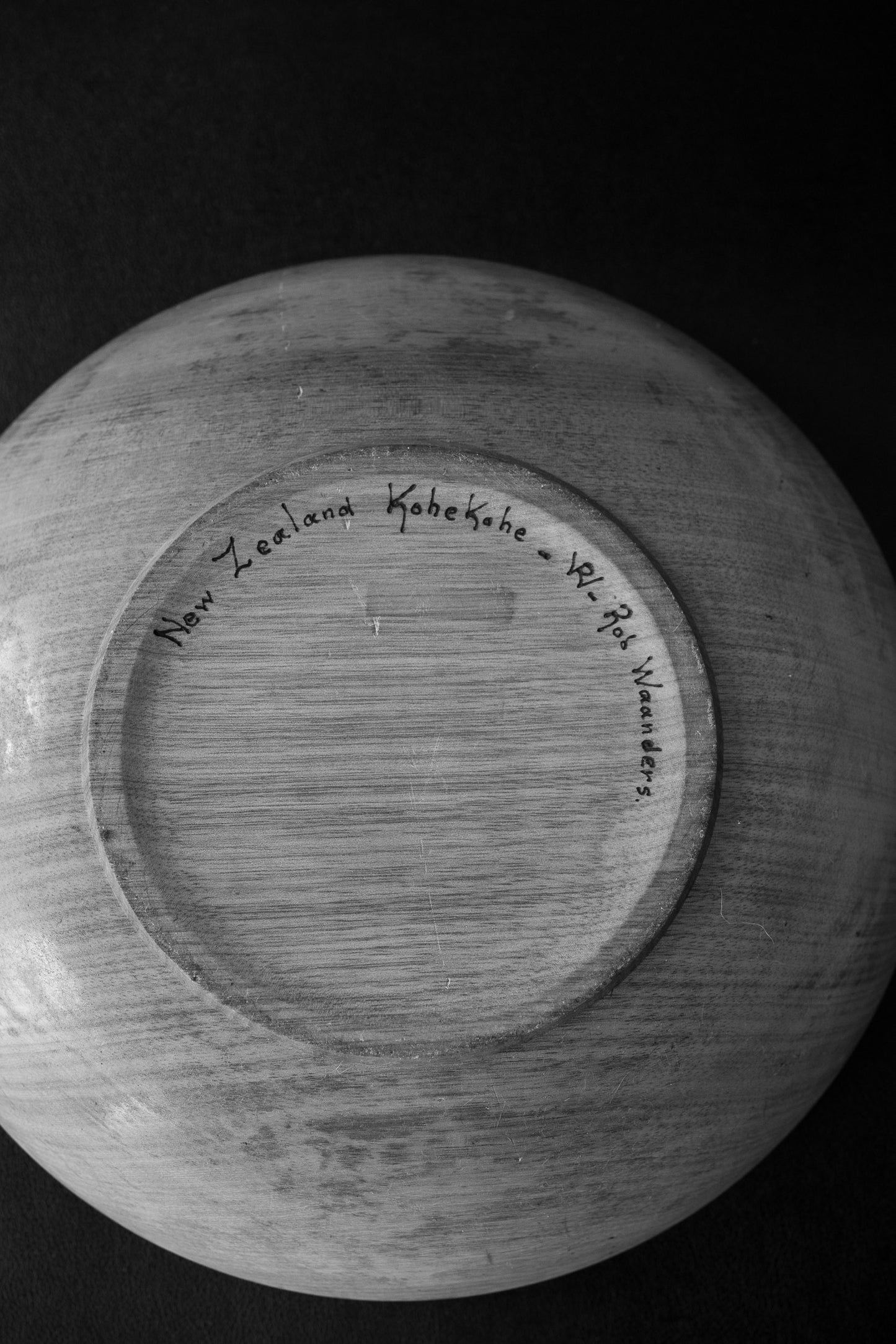 Handturned Kohekohe Wood Bowl – New Zealand