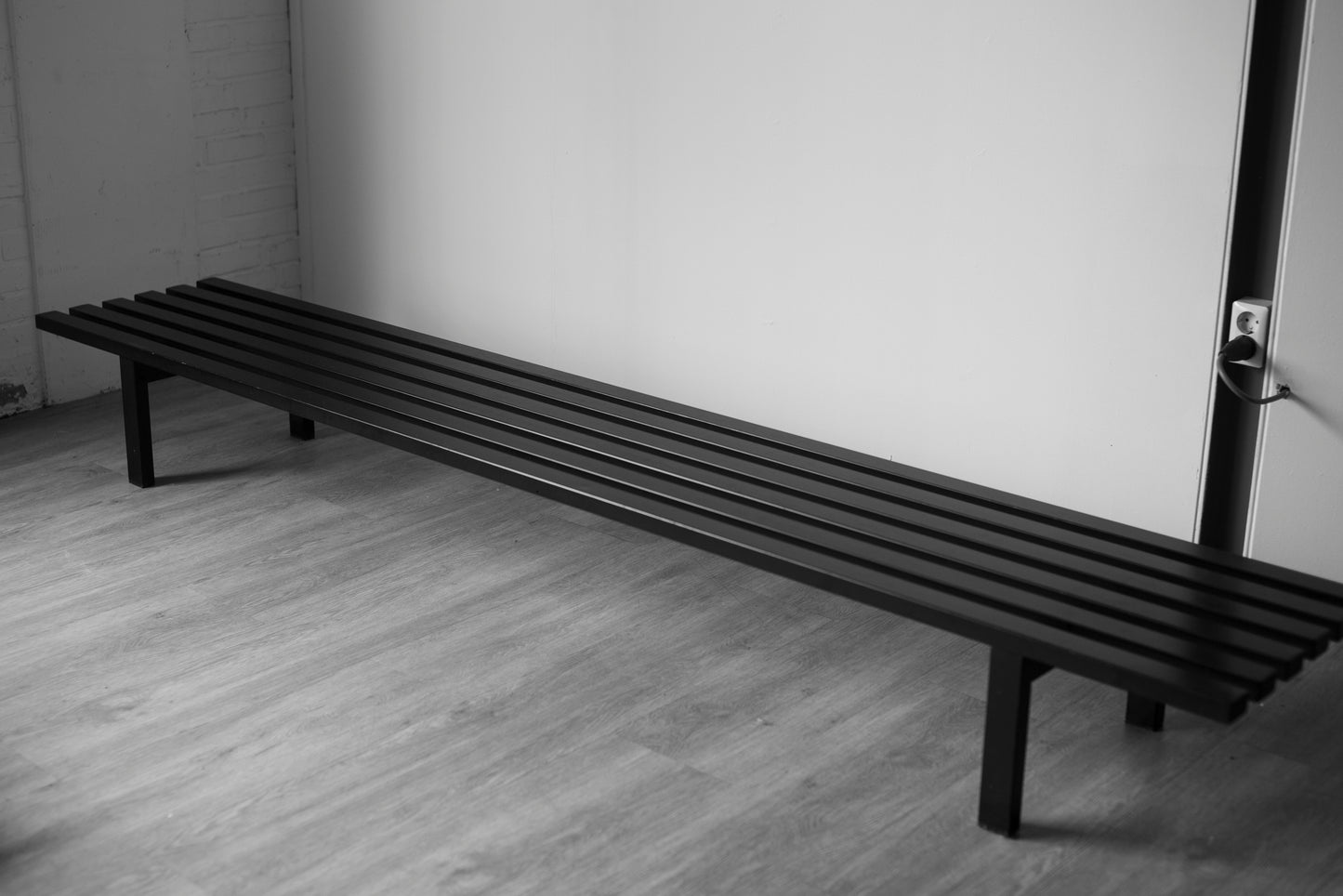 Slatted bench metal 70's