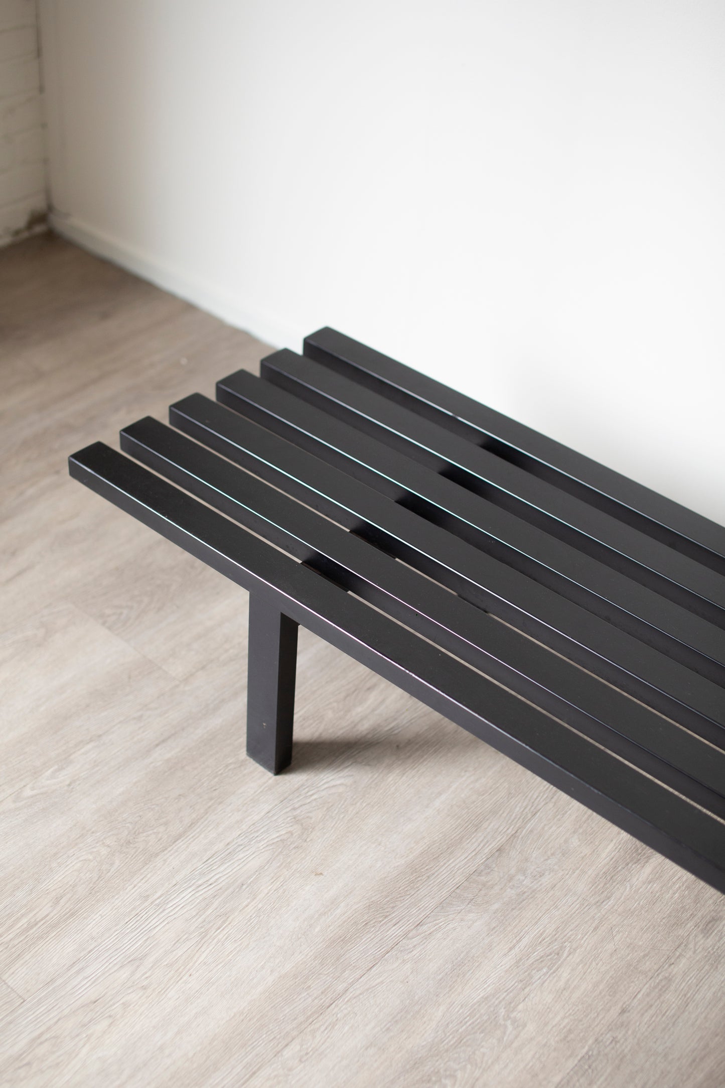 Slatted bench metal 70's