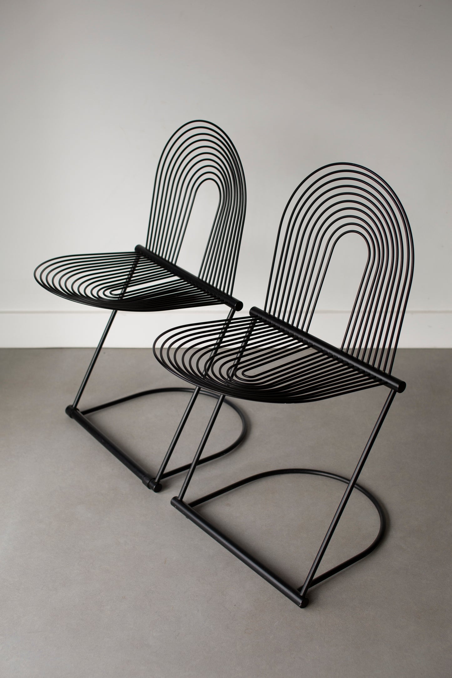 Set of 2 swing-chairs Jutta & Herbert Ohl