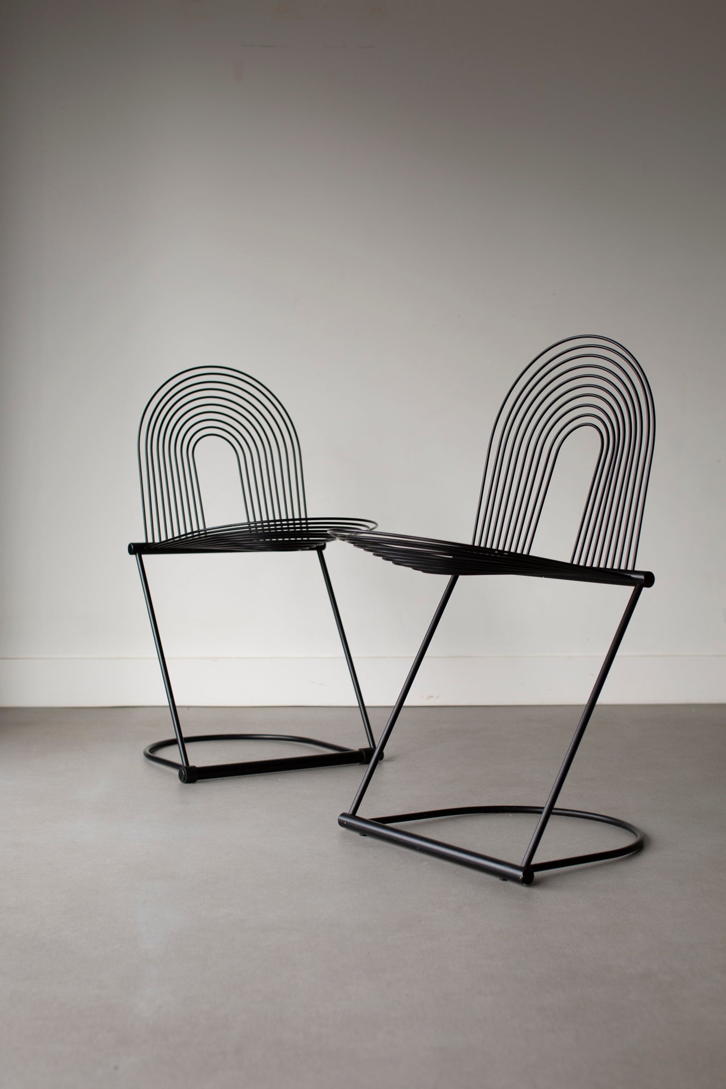 Set of 2 swing-chairs Jutta & Herbert Ohl