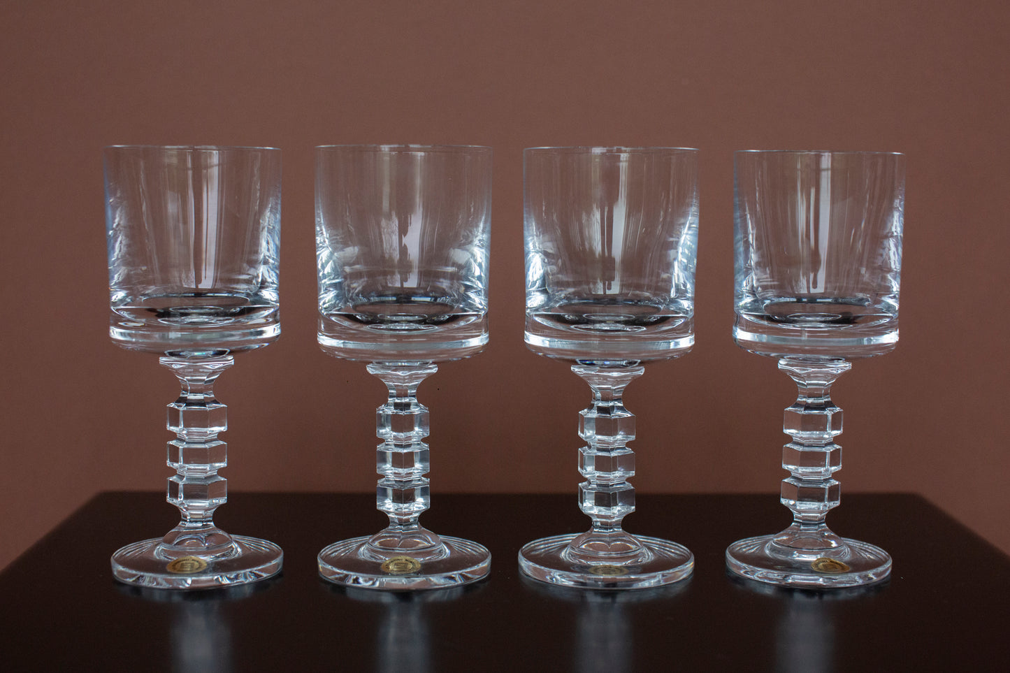 Festive crystal glasses (set 4)