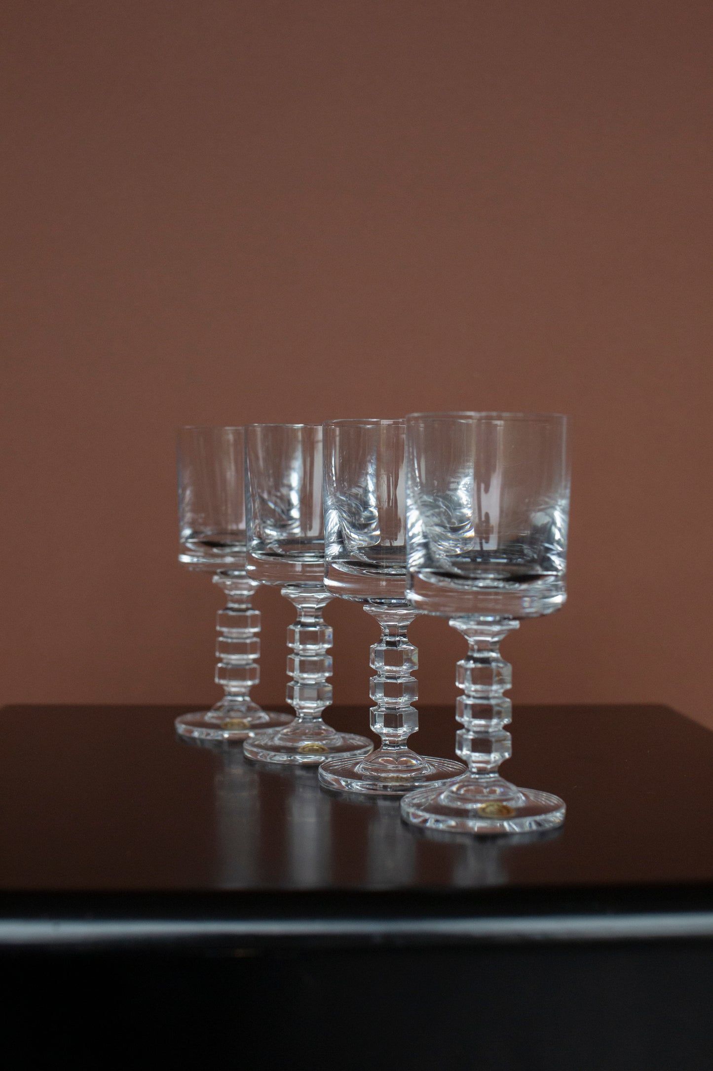 Festive crystal glasses (set 4)