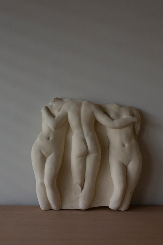 'the Three Graces' wall art sculpture