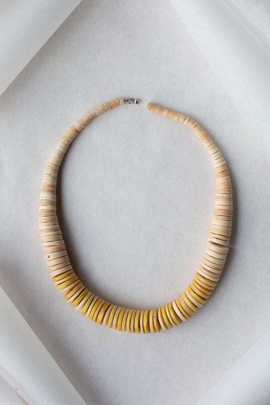 The Two-Tone Disk Necklace
