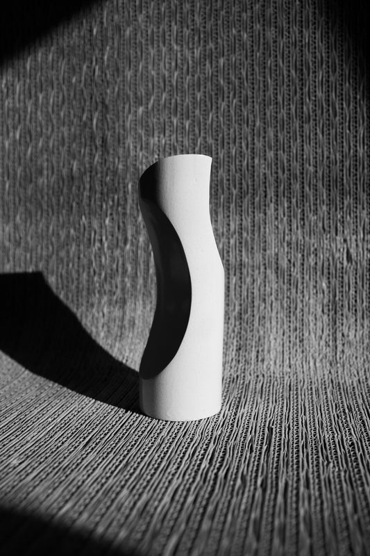Sculptural small ceramic vase