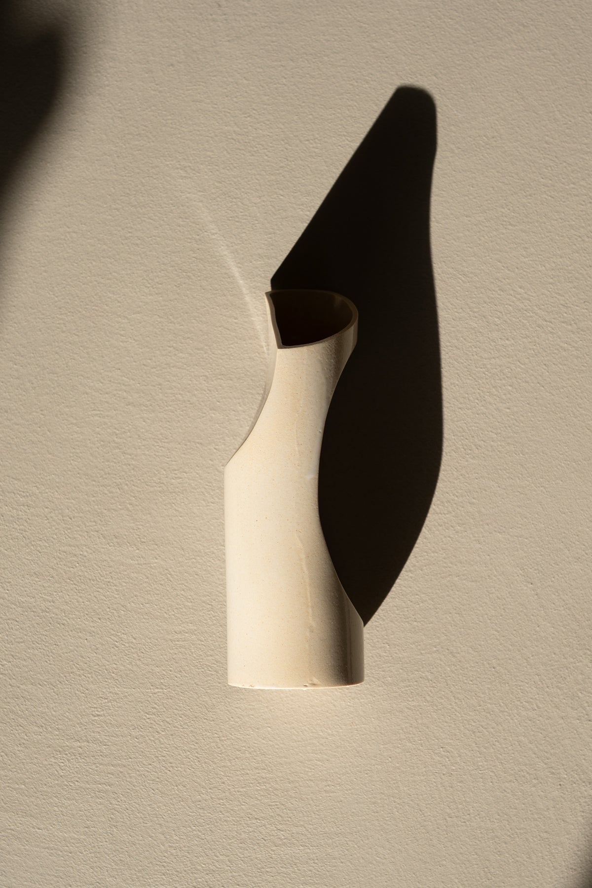 Sculptural small ceramic vase