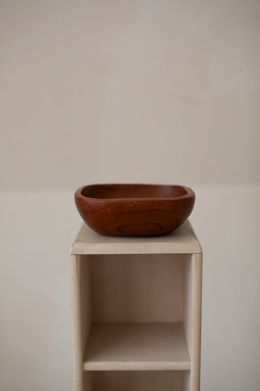 Teak wooden bowl