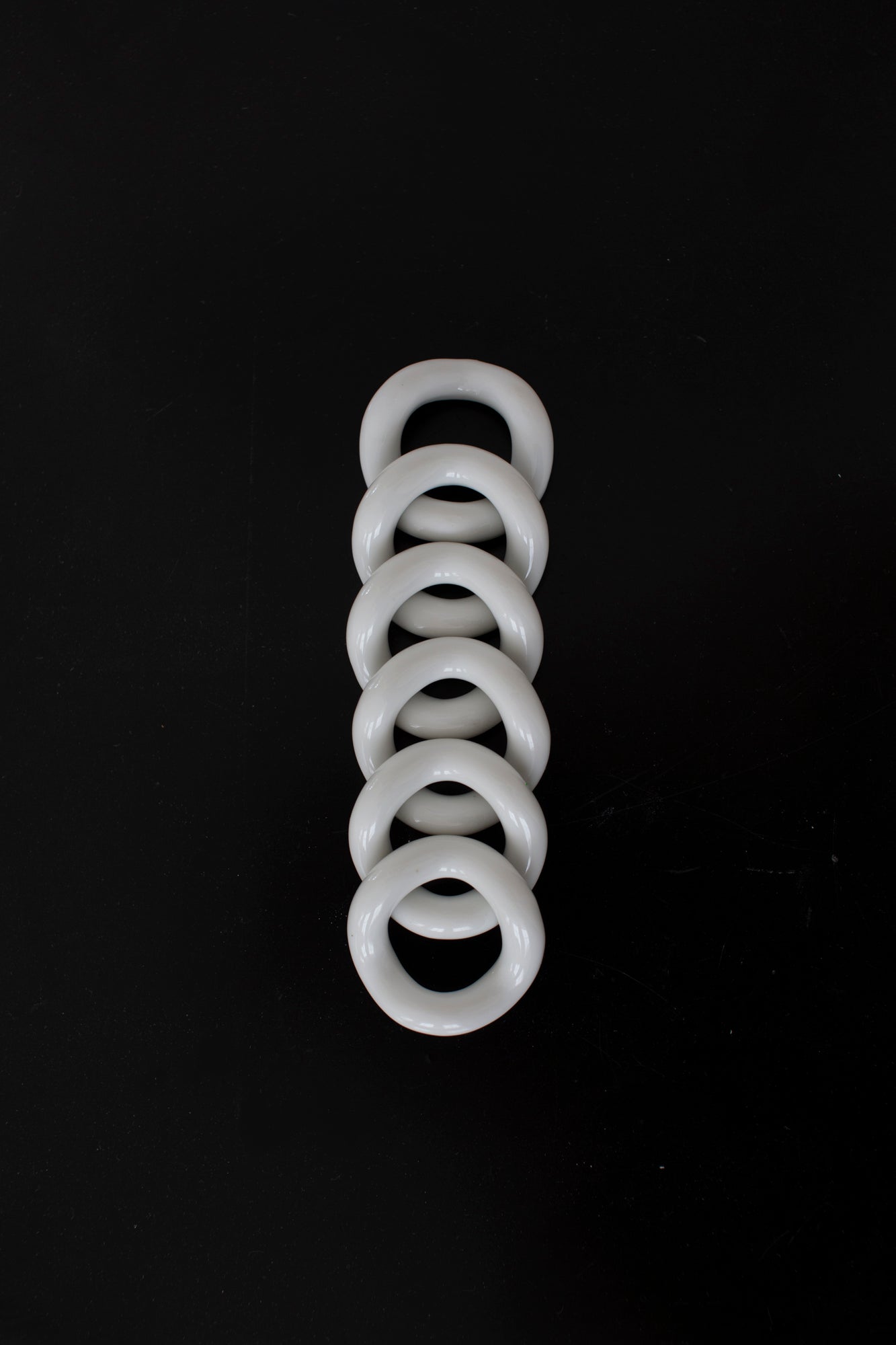 Ceramic napkin rings