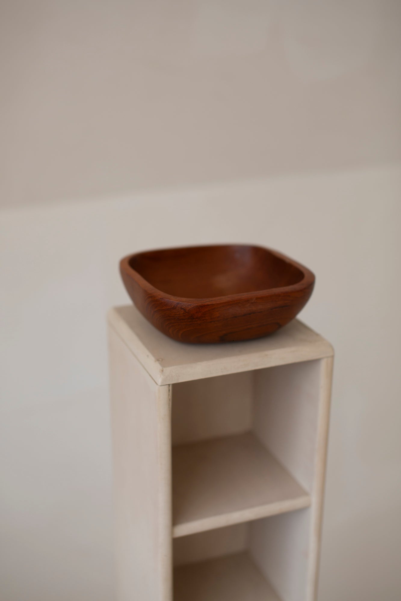 Teak wooden bowl