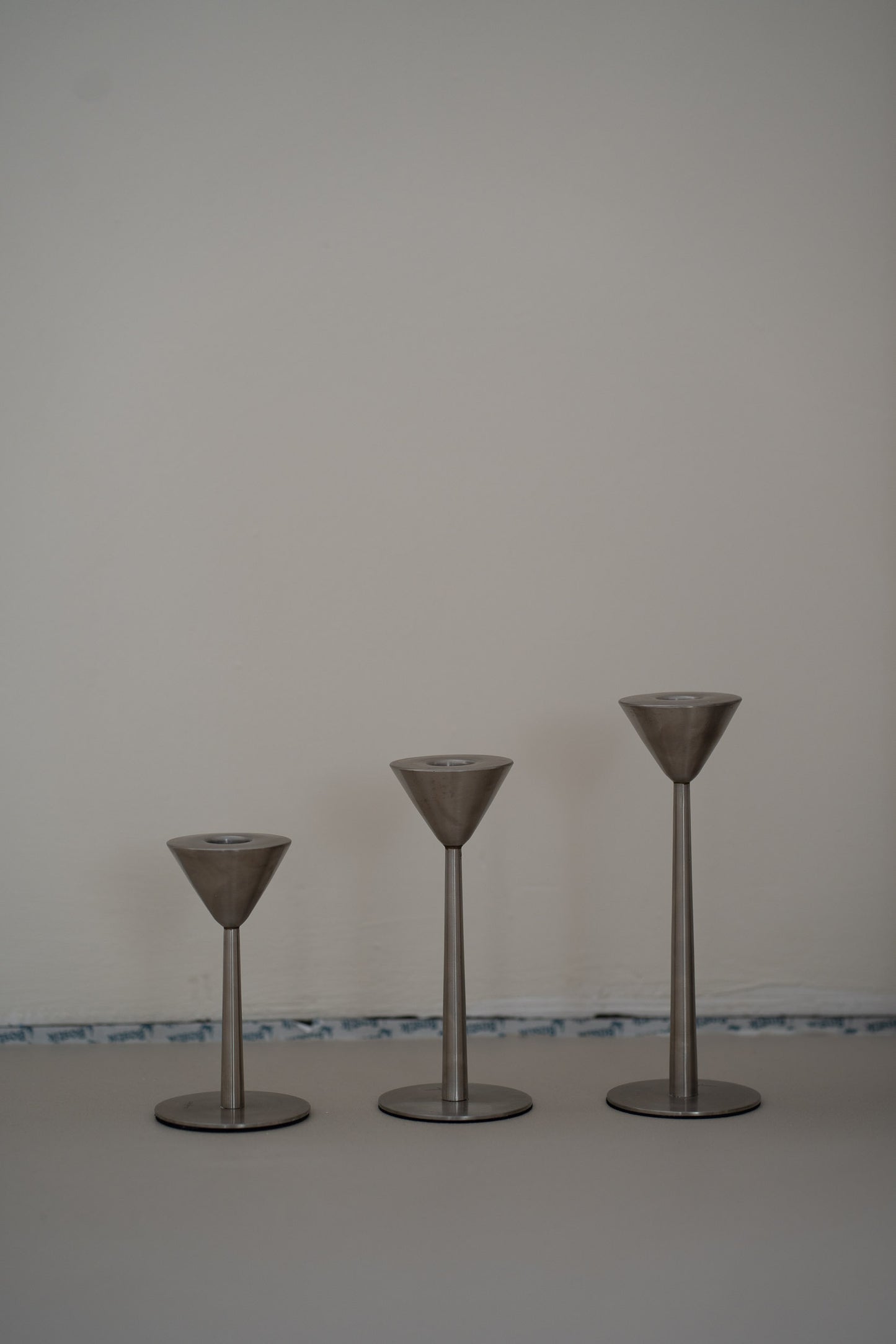 Memphis style candle holder set