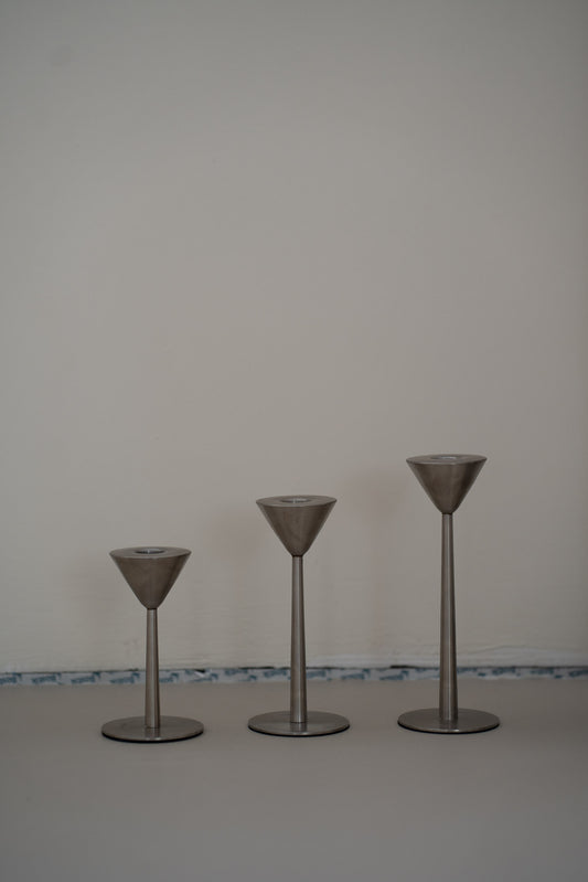 Memphis style candle holder set