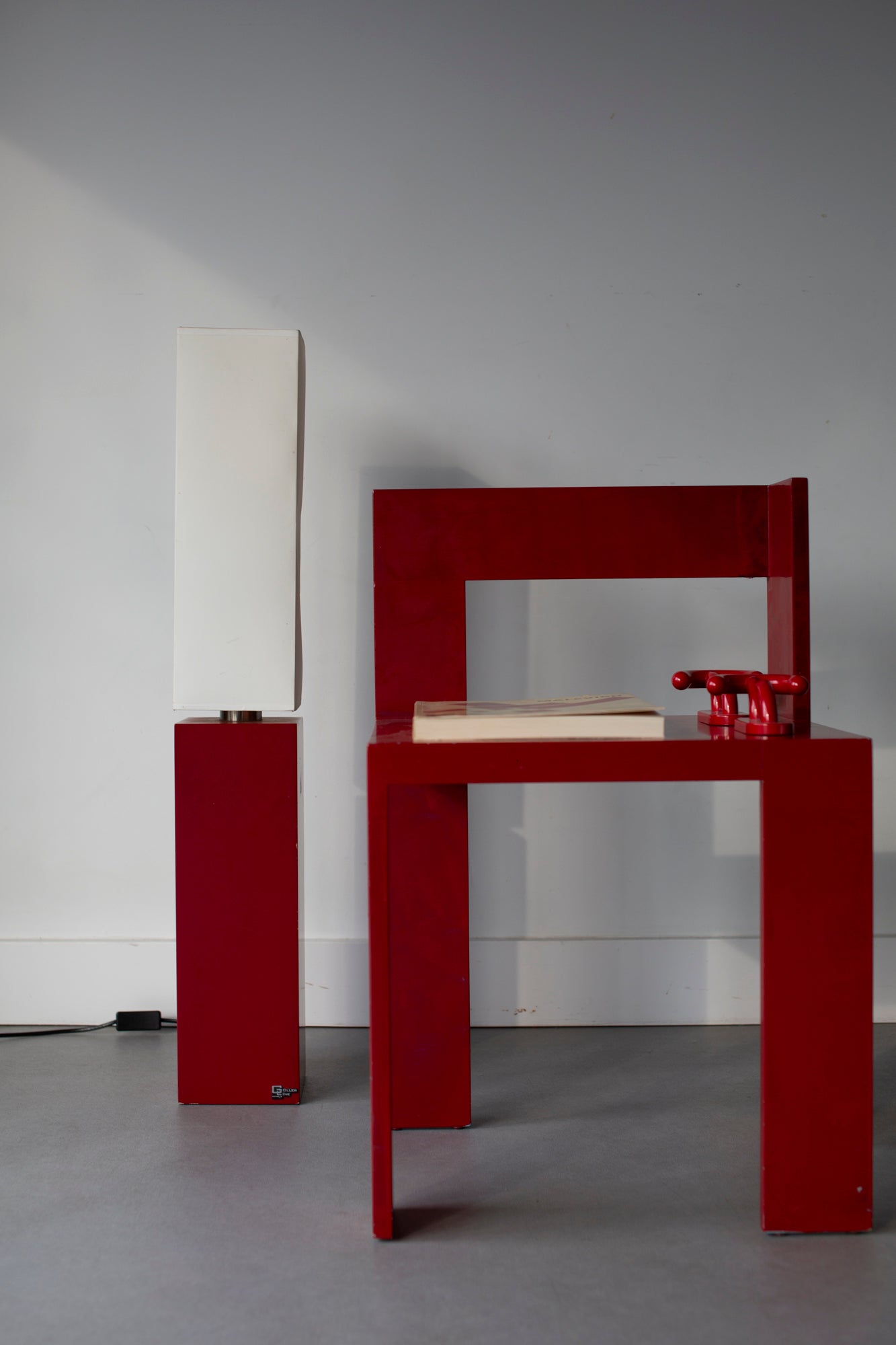 Rietveld inspired wooden chair