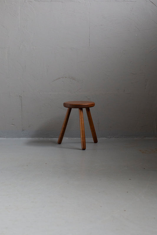 Dark wooden stool