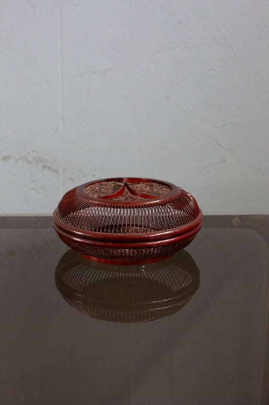 Japanese wooden potpourri bowl