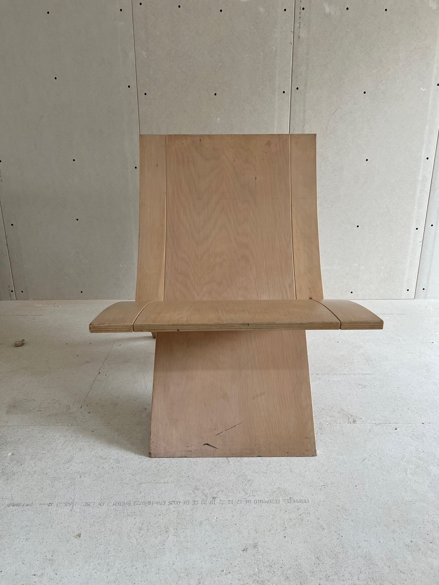 Beechwood 'Laminex' folding chair by Jens Nielsen 80's for Falster (rent only)