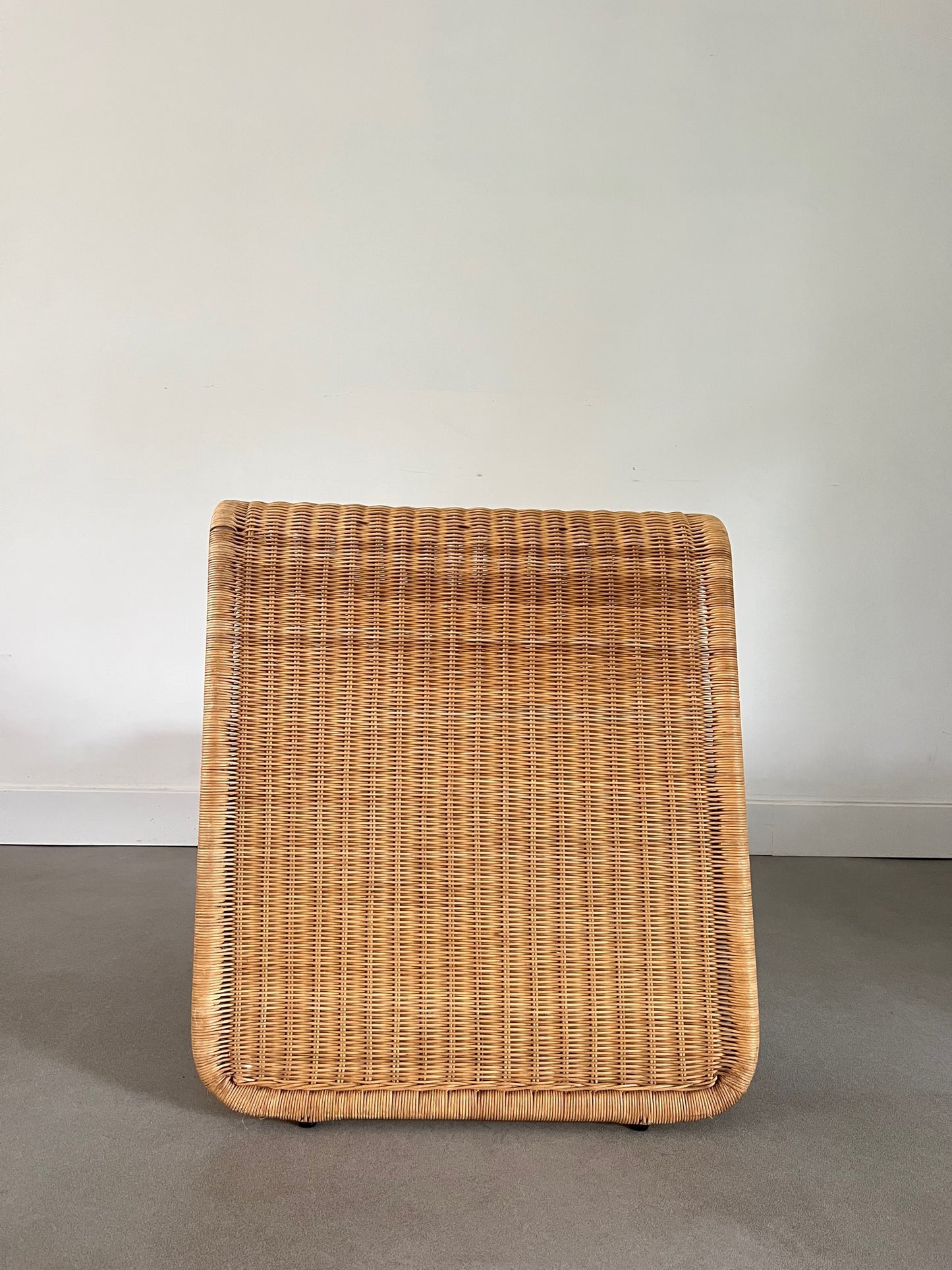 vintage Ikea Hestra wicker lounge chair