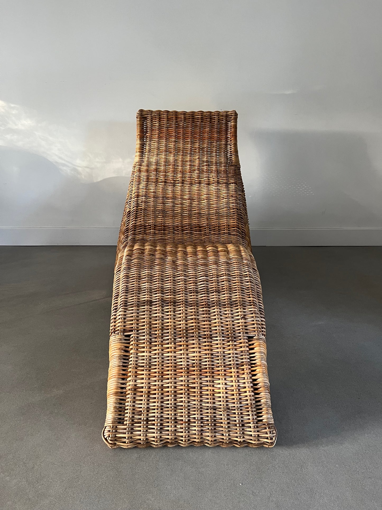 Karlskrona Rattan Wicker / Rattan Lounge Chair by Karl Malmvall