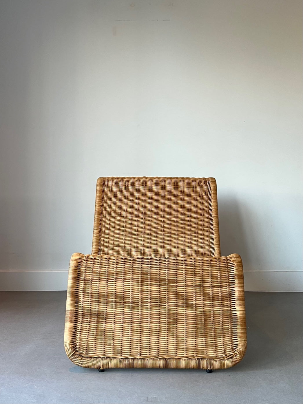 vintage Ikea Hestra wicker lounge chair