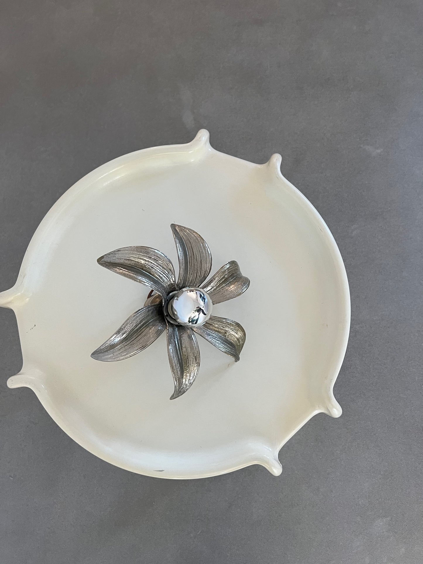 Willy Daro Hollywood Regency Flower Wall Light