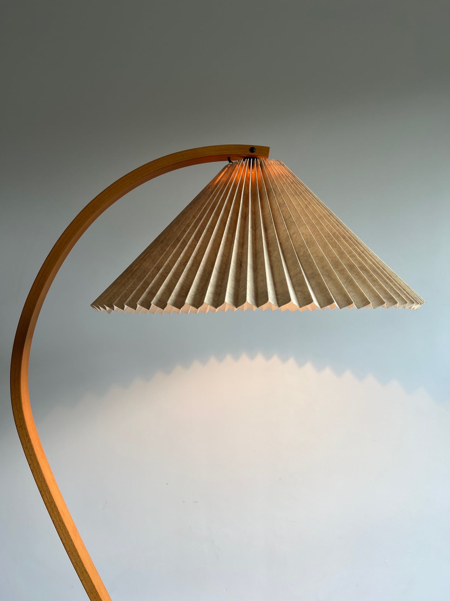 Mads Caprani floorlamp with cast iron base 70's