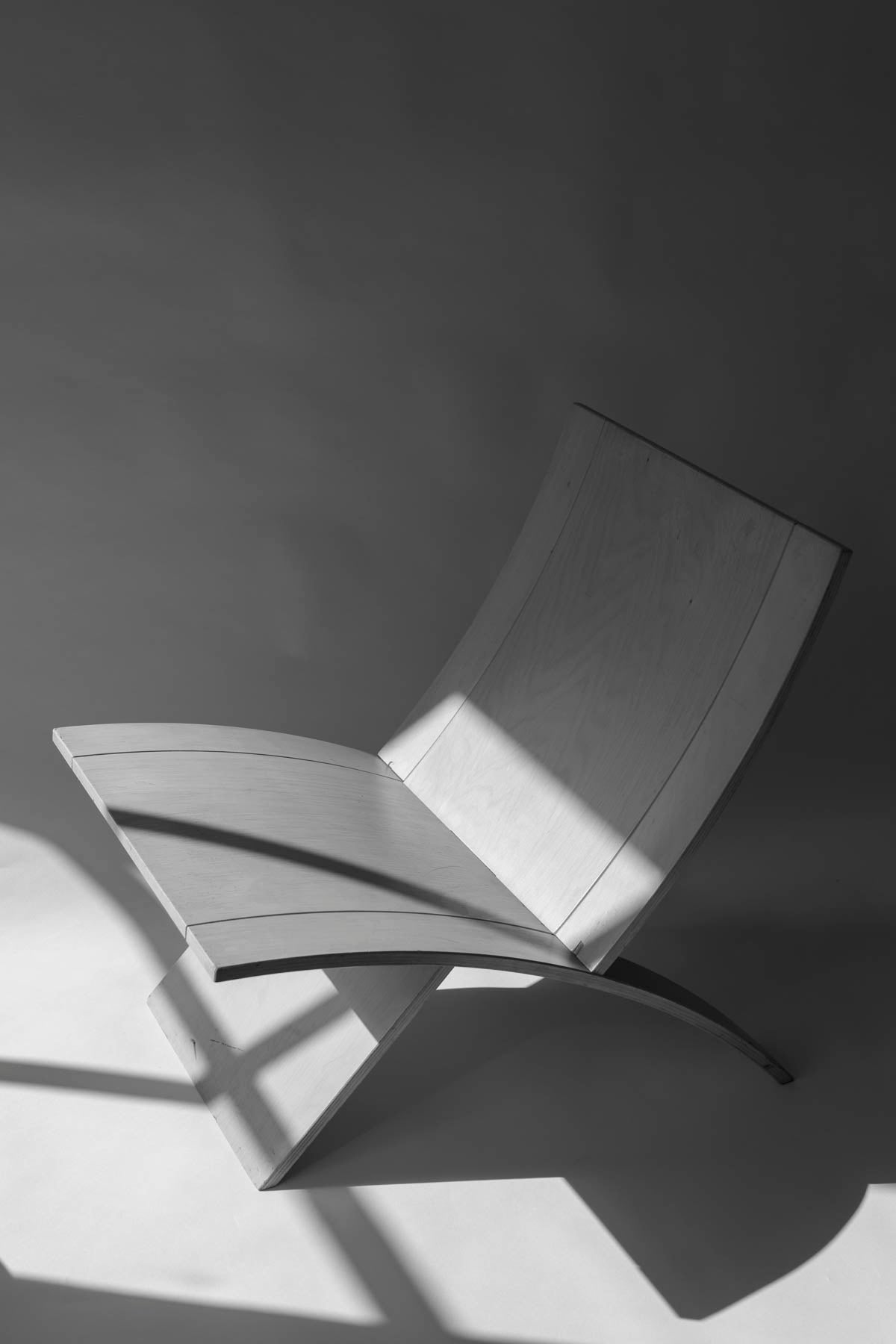 Beechwood 'Laminex' folding chair by Jens Nielsen 80's for Falster (rent only)