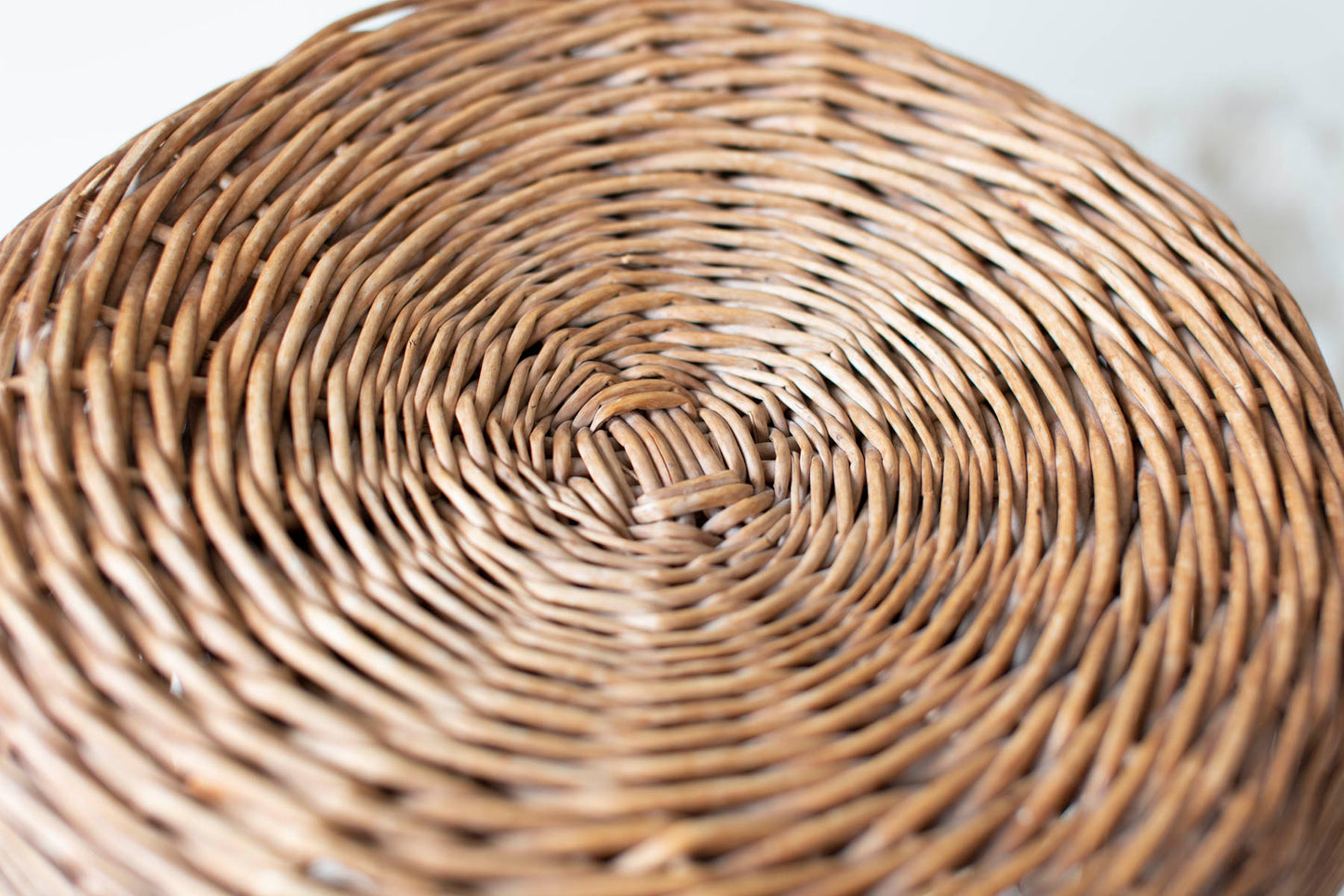 Tony Paul rattan / wicker stool '50 s