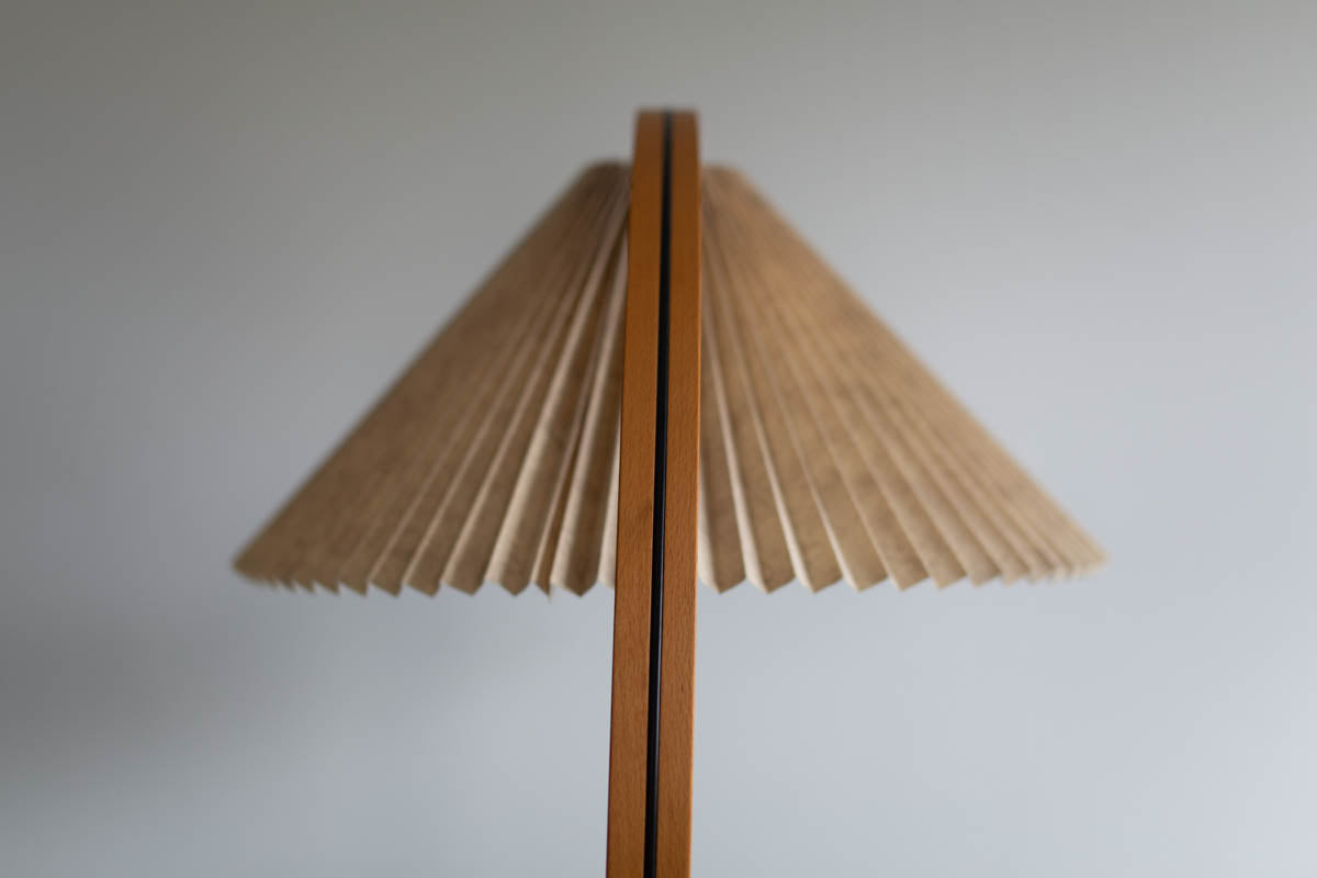 Mads Caprani floorlamp with cast iron base 70's